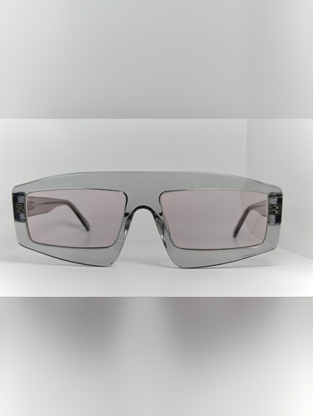 Hanna. Sleek Smoke Color Frame. Unique. 1980s Frame.